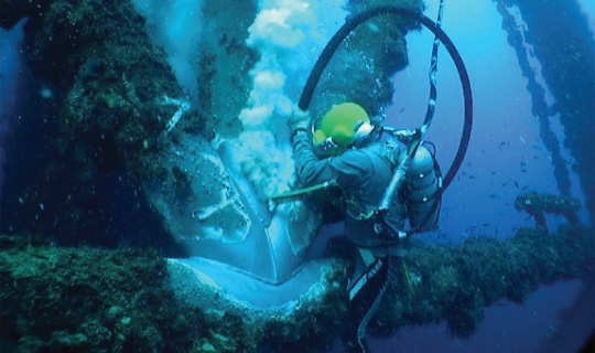 Underwater Blaster & Fitter